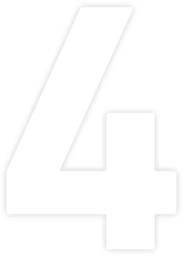 A large number four indicating the fourth benefit of TOP TIER™ gas.